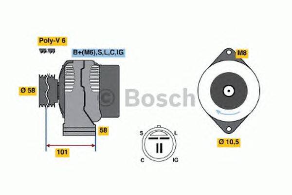 Генератор BOSCH 4451