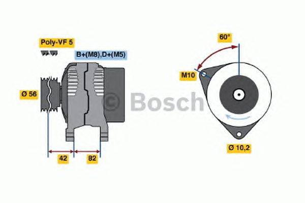 Генератор BOSCH 4455