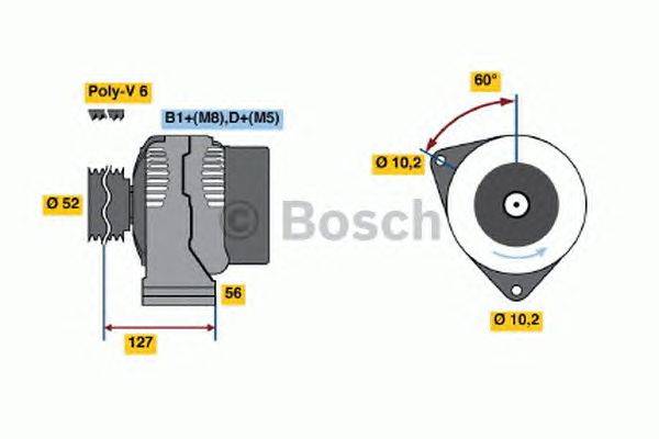 Генератор BOSCH 4619