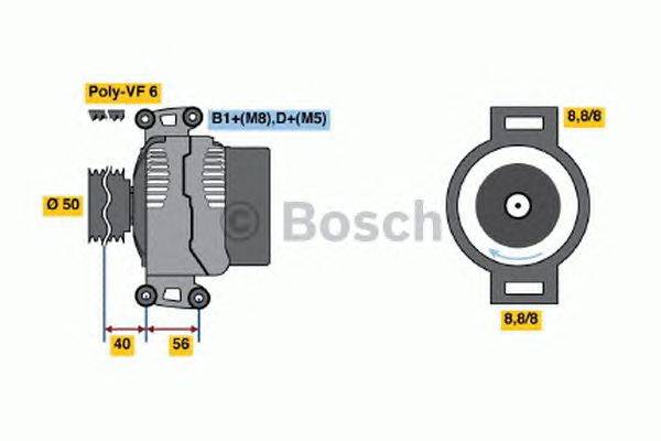 Генератор BOSCH 4661