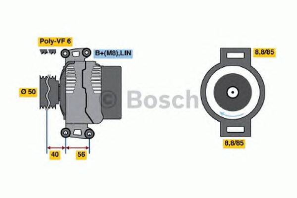 Генератор BOSCH 4784