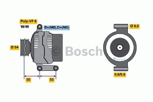 Генератор BOSCH 0 986 048 781