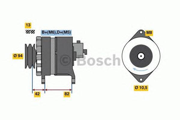 Генератор BOSCH 4985