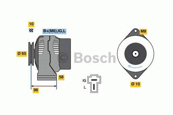 Генератор BOSCH 8062