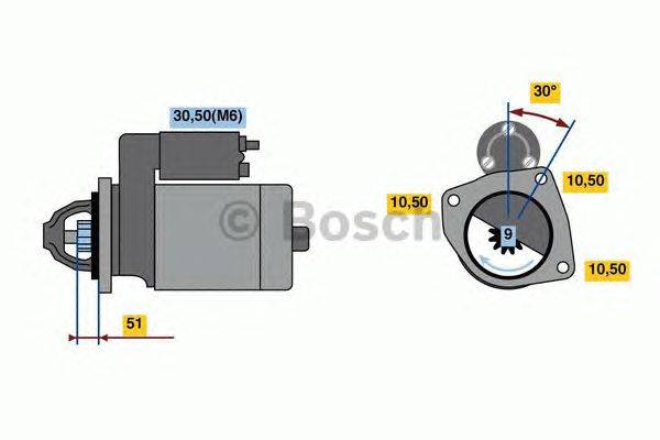 Стартер BOSCH 9 000 083 065