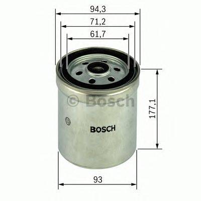 Топливный фильтр BOSCH 1457434180