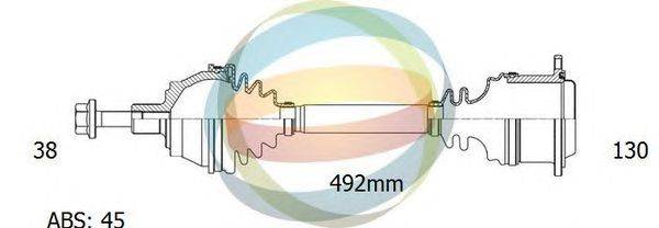 Приводной вал ODM-MULTIPARTS 18-212721