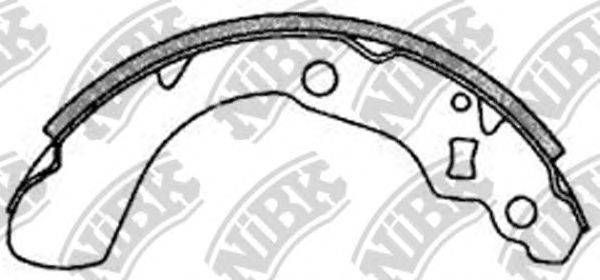 Комплект тормозных колодок NiBK FN5528