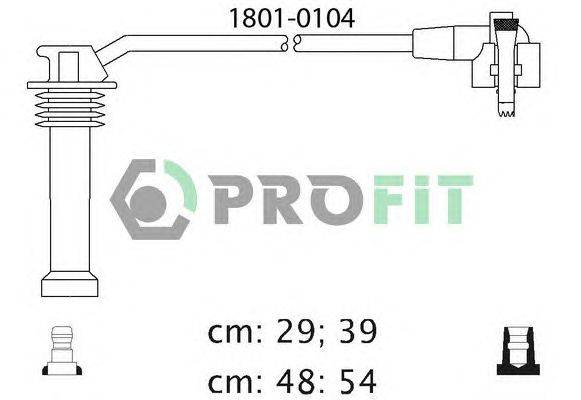 Комплект проводов зажигания PROFIT 1801-0104