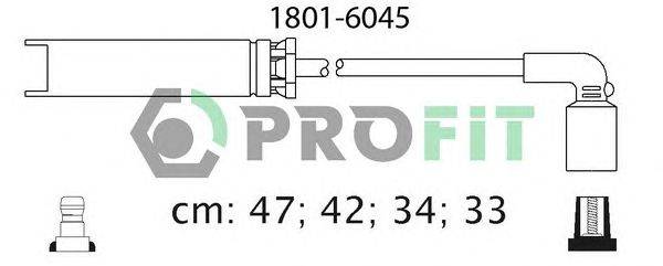 Комплект проводов зажигания PROFIT 18016045