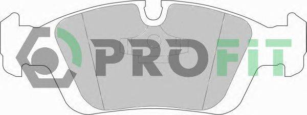 Комплект тормозных колодок, дисковый тормоз PROFIT 5000-0725