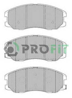 Комплект тормозных колодок, дисковый тормоз PROFIT 50001934