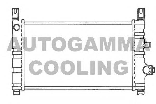 Радиатор, охлаждение двигателя AUTOGAMMA 100355