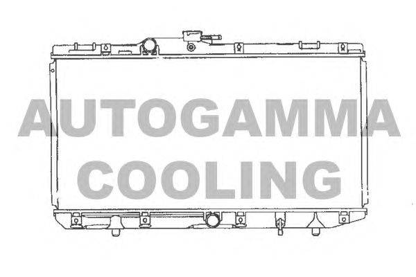 Радиатор, охлаждение двигателя AUTOGAMMA 101278