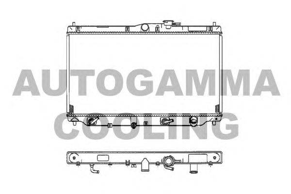 Радиатор, охлаждение двигателя AUTOGAMMA 101994