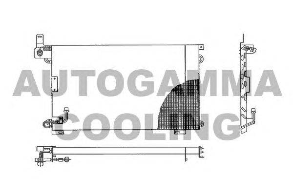 Конденсатор, кондиционер AUTOGAMMA 102756