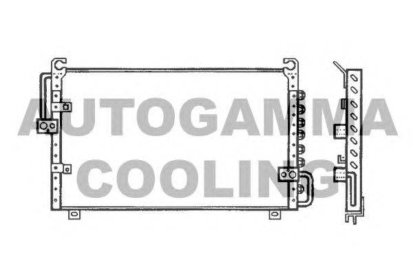 Конденсатор, кондиционер AUTOGAMMA 102806