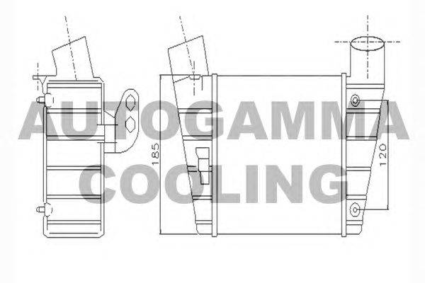 Интеркулер AUTOGAMMA 104431