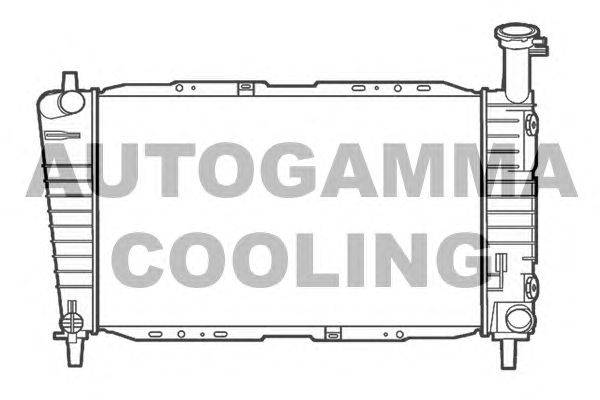 Радиатор, охлаждение двигателя AUTOGAMMA 105162