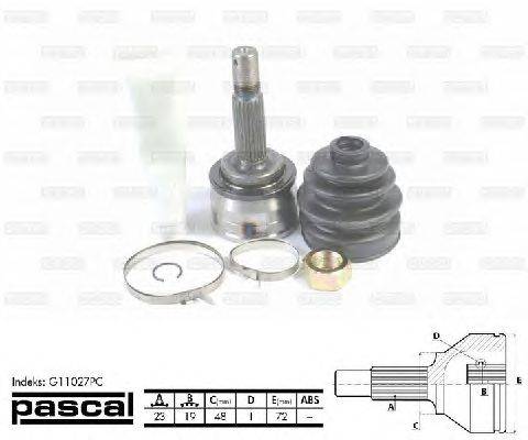 Шарнир, приводной вал PASCAL G11027PC