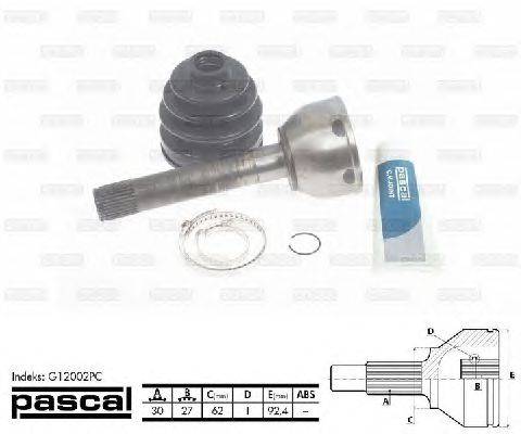 Шарнирный комплект, приводной вал PASCAL G12002PC