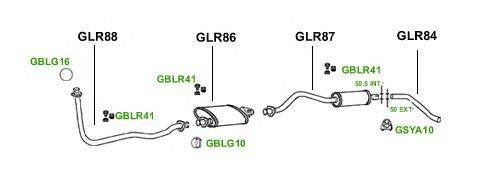 Система выпуска ОГ GT Exhaust 1039