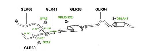 Система выпуска ОГ GT Exhaust 1048