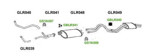 Система выпуска ОГ GT Exhaust 10522