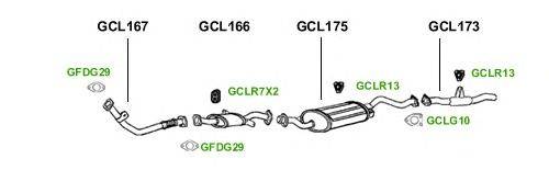 Система выпуска ОГ GT Exhaust 1291