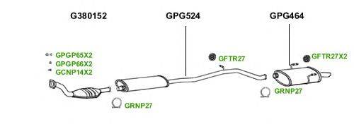 Система выпуска ОГ GT Exhaust 1726