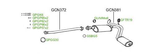 Система выпуска ОГ GT Exhaust 173