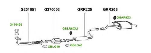 Система выпуска ОГ GT Exhaust 1977