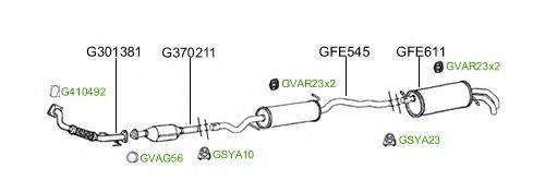 Система выпуска ОГ GT Exhaust 2070