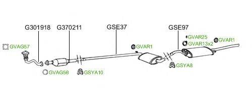 Система выпуска ОГ GT Exhaust 2174