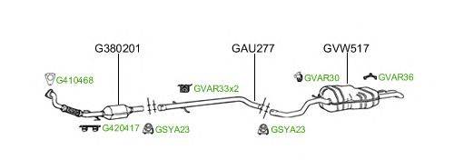 Система выпуска ОГ GT Exhaust 2212