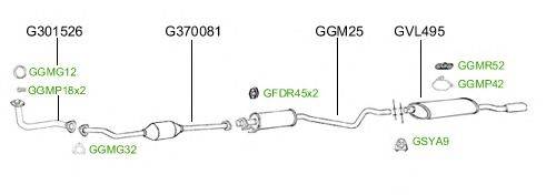 Система выпуска ОГ GT Exhaust 2394