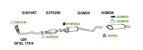 Система выпуска ОГ GT Exhaust 2417