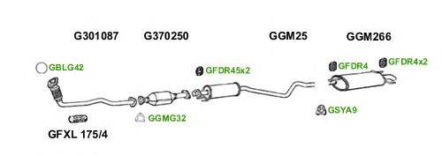 Система выпуска ОГ GT Exhaust 2422