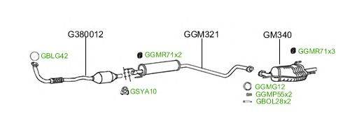 Система выпуска ОГ GT Exhaust 2437