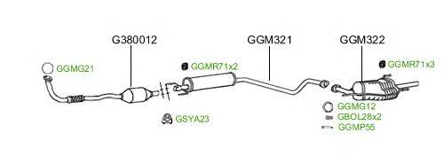 Система выпуска ОГ GT Exhaust 2443