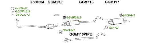 Система выпуска ОГ GT Exhaust 2568