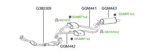 Система выпуска ОГ GT Exhaust 2629