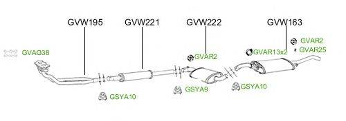 Система выпуска ОГ GT Exhaust 2797