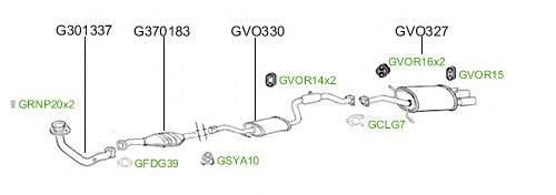 Система выпуска ОГ GT Exhaust 2923