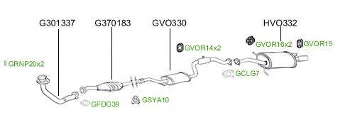 Система выпуска ОГ GT Exhaust 2926