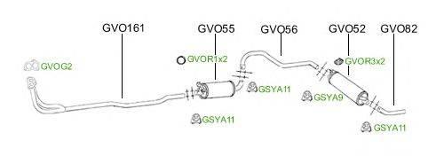 Система выпуска ОГ GT Exhaust 2929