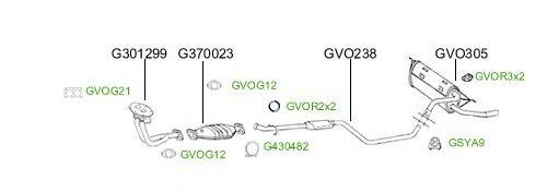Система выпуска ОГ GT Exhaust 2959