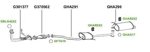 Система выпуска ОГ GT Exhaust 3005