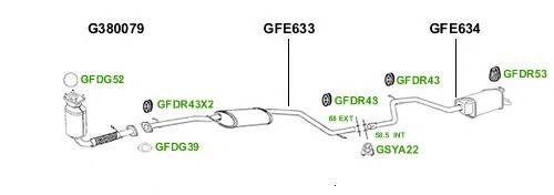 Система выпуска ОГ GT Exhaust 4237