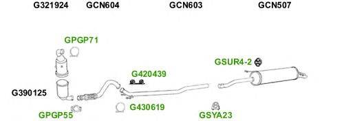 Система выпуска ОГ GT Exhaust 4610
